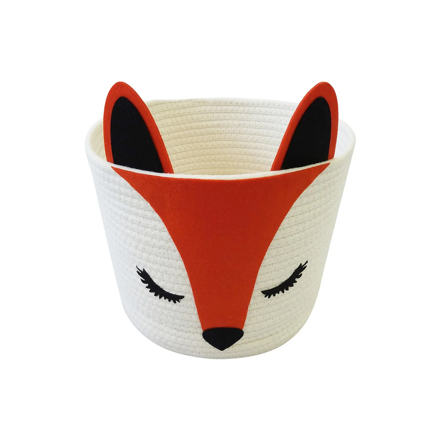 Fox Cotton Rope Basket 4 Fox Cotton Rope Basket - Image 2