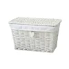 White Willow Lined Medium Storage Basket -Home Furniture 12886608 9964857031829394