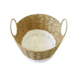 Round Natural White Paper Basket -Home Furniture 12886612 1664857031767954