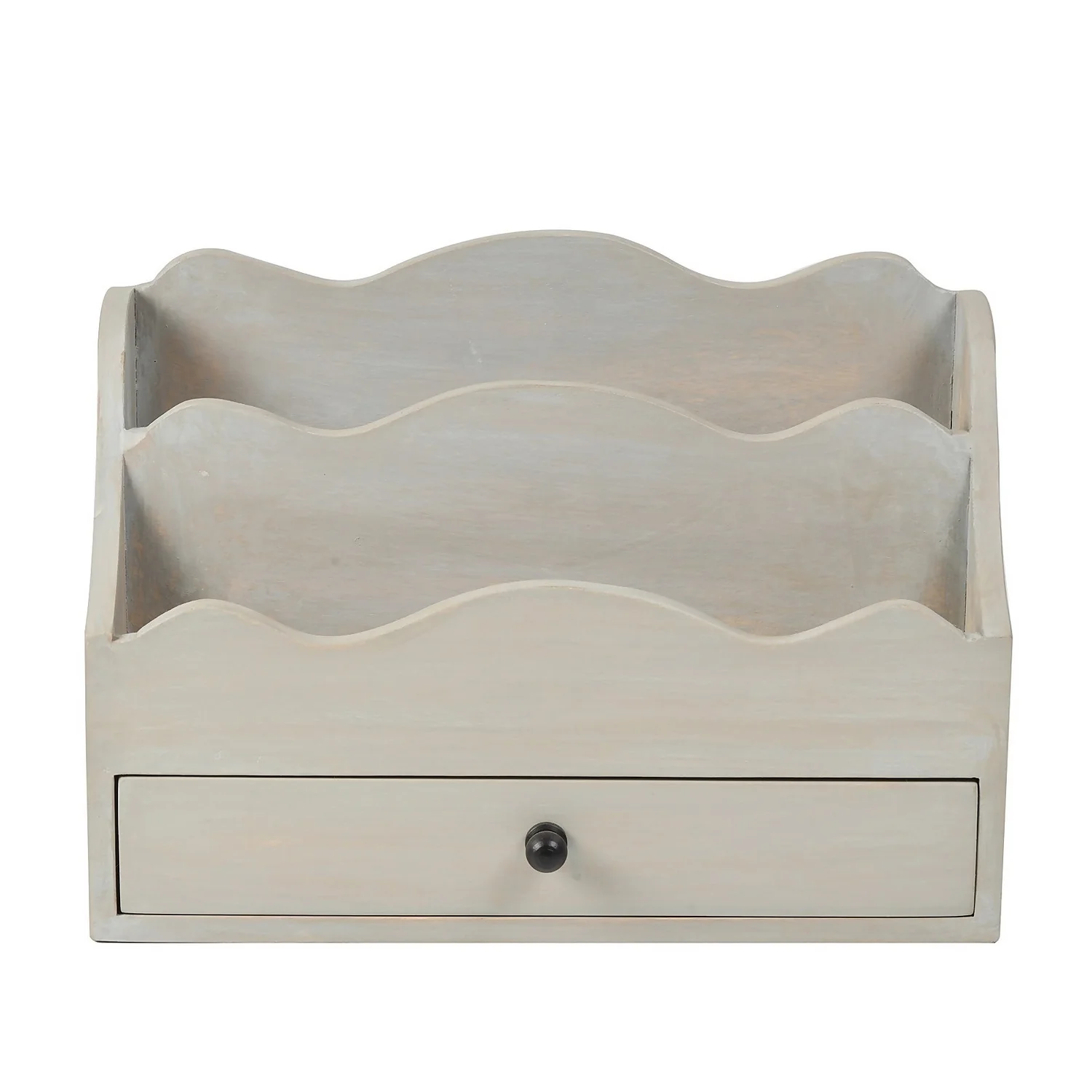 Country Living Wooden Letter Holder - Grey 3 Country Living Wooden Letter Holder - Grey