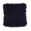 Navy Faux Mongolian Fur Cushion -Home Furniture 12887722 1064843711528911