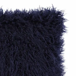 Navy Faux Mongolian Fur Cushion -Home Furniture 12887722 7584843711561680