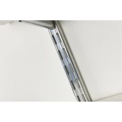 Twin Slot Shelving Kit - 1600mm Krome Twinslot And 120mm Brackets - Chrome Effect