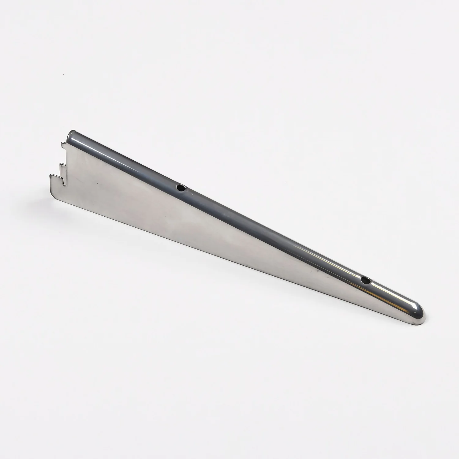 Twin Slot Shelving Kit - 1600mm Krome Twinslot And 470mm Brackets - Chrome Effect 4 Twin Slot Shelving Kit - 1600mm Krome Twinslot And 470mm Brackets - Chrome Effect - Image 2