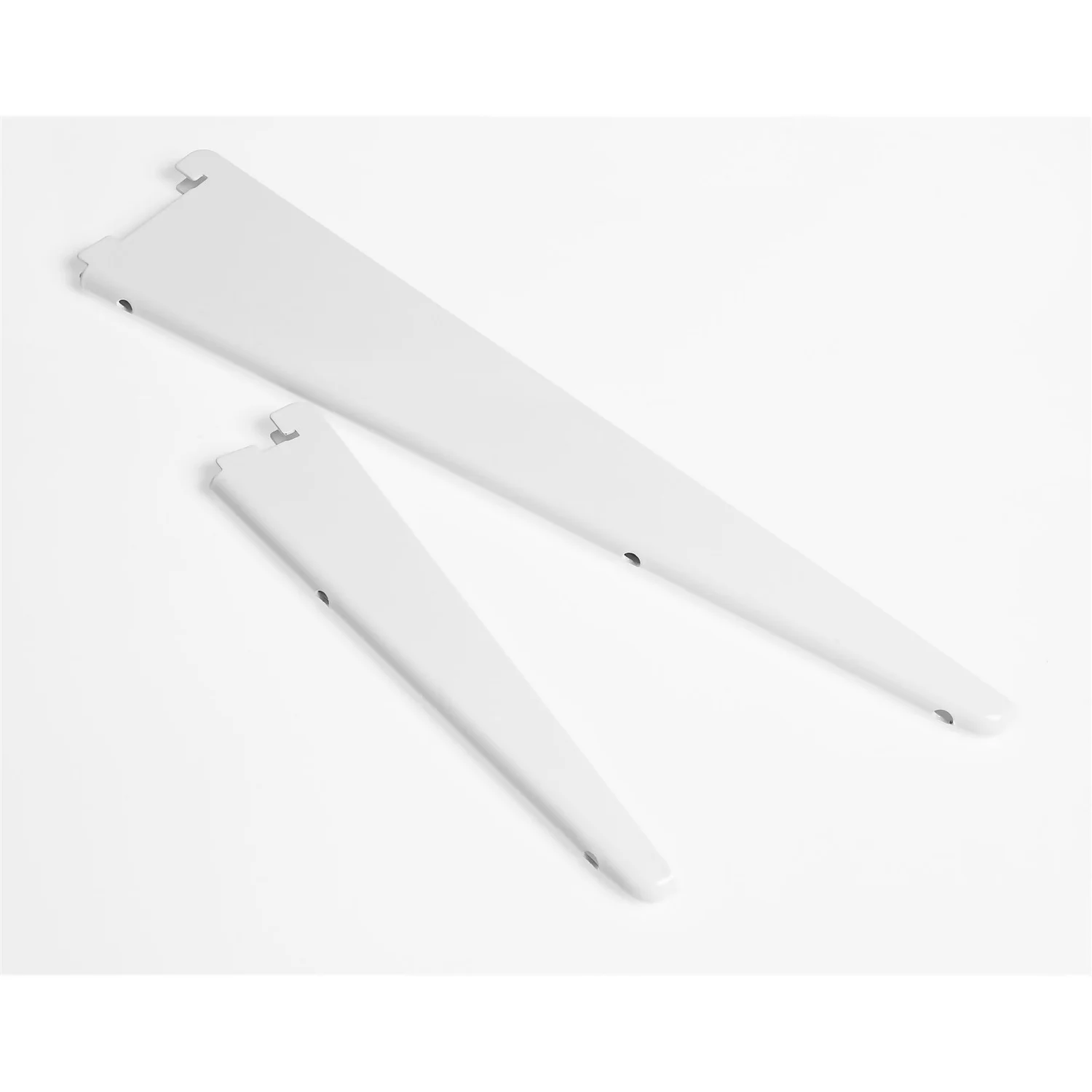 Anti-bacterial Twin Slot Shelving Kit - 1981mm White Twinslot And 120mm Brackets - White 4 Anti-bacterial Twin Slot Shelving Kit - 1981mm White Twinslot And 120mm Brackets - White - Image 2