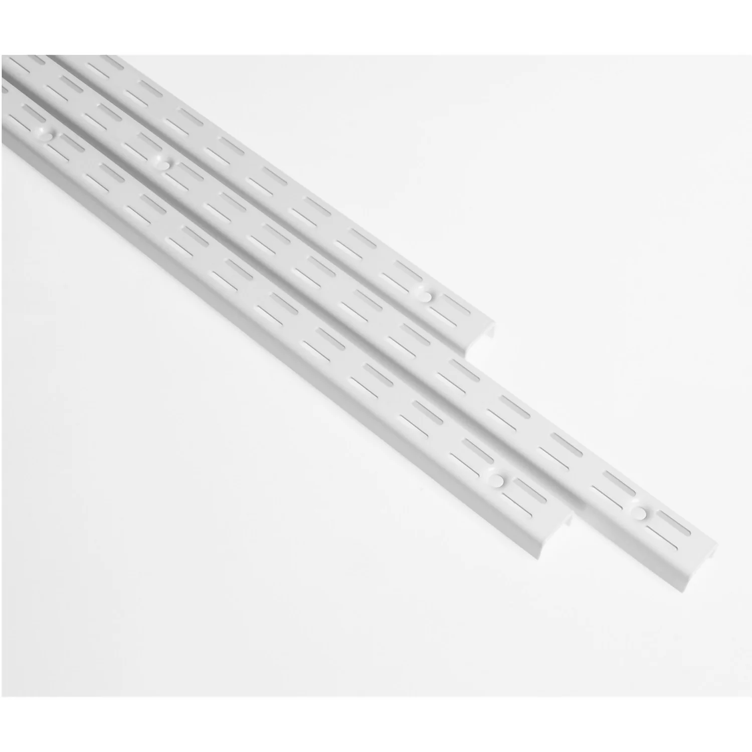 Anti-bacterial Twin Slot Shelving Kit - 1600mm White Twinslot And 320mm Brackets - White 4 Anti-bacterial Twin Slot Shelving Kit - 1600mm White Twinslot And 320mm Brackets - White - Image 2