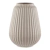 House Beautiful Line Textured Ceramic Vase - Mist 2 House Beautiful Line Textured Ceramic Vase - Mist -Home Furniture 12891363 1834858800977355
