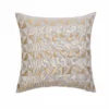 None Chenille Geo Cushion - Ochre -Home Furniture 12891730 1764880596379127