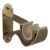 Push Fit Curtain Bracket -Antique Brass