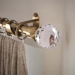 Crystal Orb Finial - Antique Brass -Home Furniture 12892949 9164843600555656