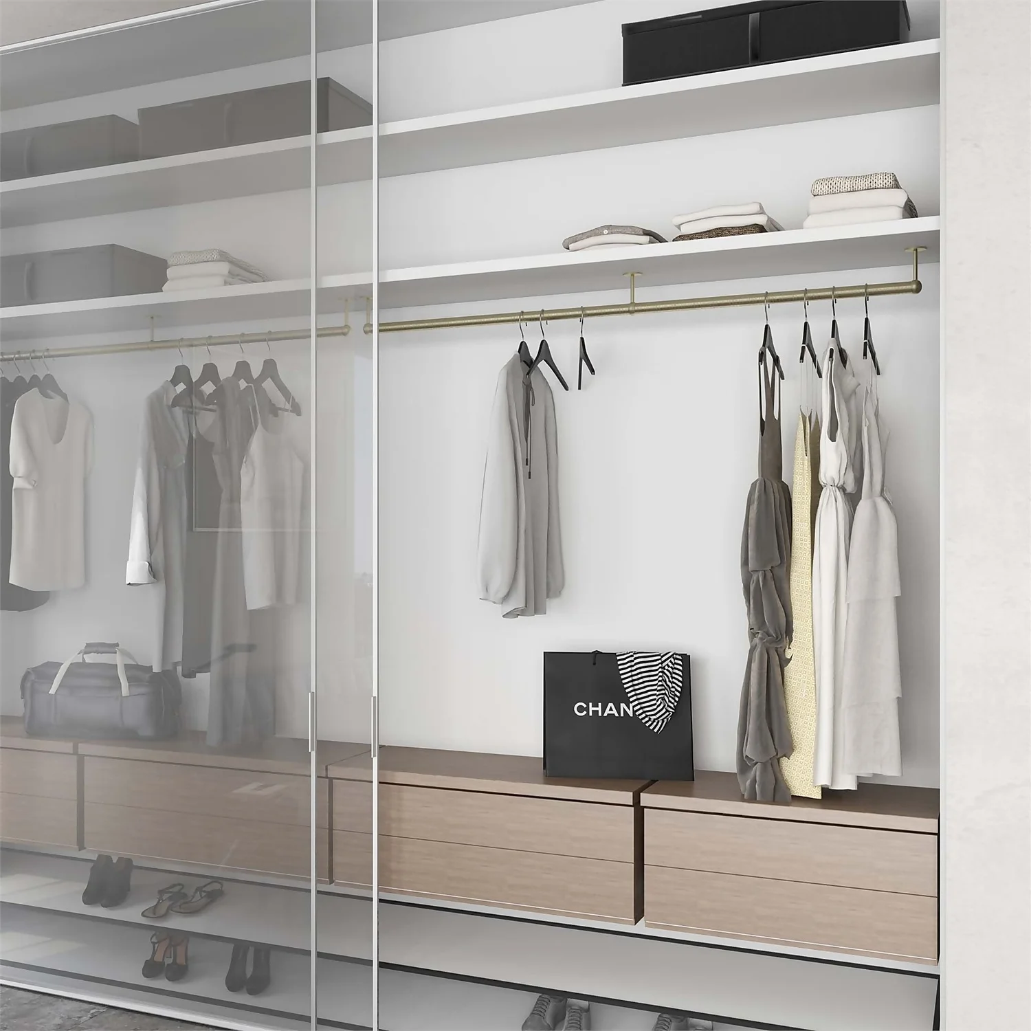 Antique Brass Tube - 1.8m 4 Antique Brass Tube - 1.8m - Image 2