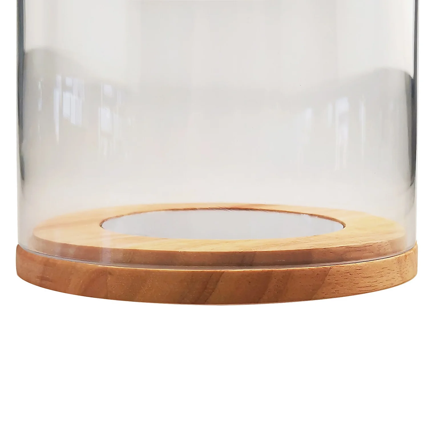 Wooden Hurricane Vase - Large 6 Wooden Hurricane Vase - Large - Image 4