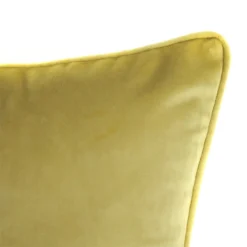 None Large Plain Velvet Cushion - Ochre - 58x58cm -Home Furniture 12912566 7794845786430623