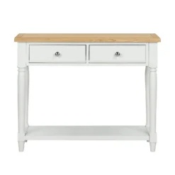 Westcott Oak Painted Console Table -Home Furniture 12914125 1554897163038311