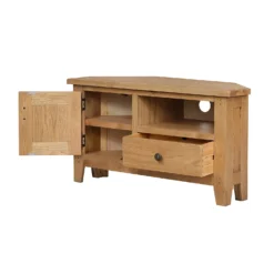 Hocombe Corner TV Stand - Oak -Home Furniture 12914671 1174933241821584