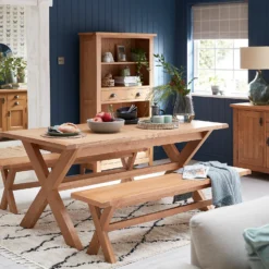 Hocombe 8-10 Seat Extending Dining Table - Oak 12 Hocombe 8-10 Seat Extending Dining Table - Oak -Home Furniture 12914673 1884933242280389