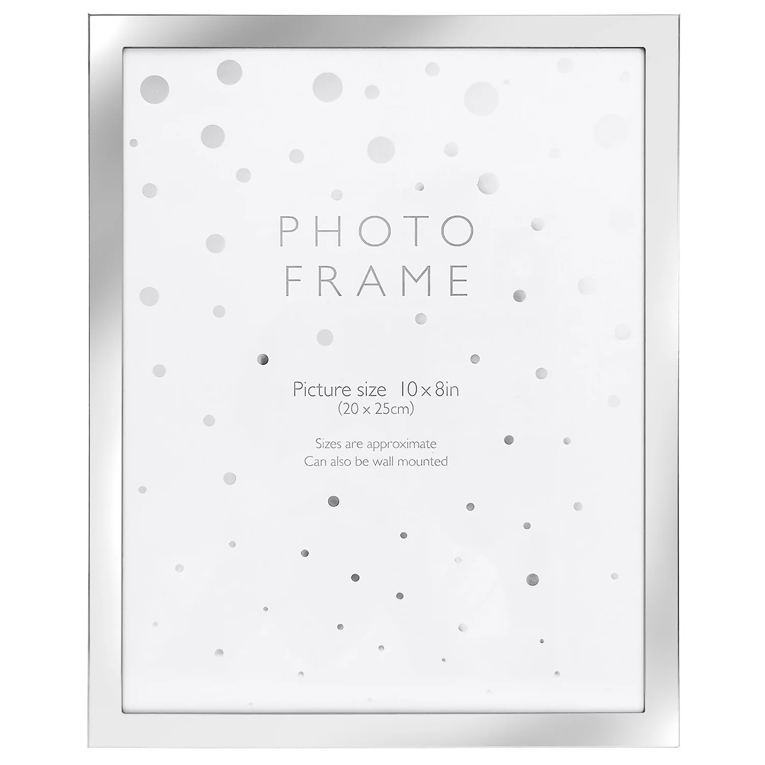 Elegant Metal Photo Frame 10x8 - Silver 3 Elegant Metal Photo Frame 10x8 - Silver