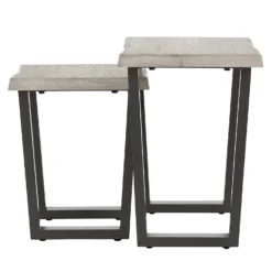 Dalston Grey Ash Nest Of Tables -Home Furniture 12915451 1444885834777416