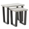 Dalston Grey Ash Nest Of Tables -Home Furniture 12915451 5965036621077221
