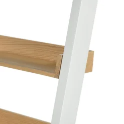 Ashstead Ladder Shelf - Oak & Ivory -Home Furniture 12917109 1314897162153803