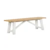 Ashstead Bench - Oak & Ivory -Home Furniture 12917114 1955036617373922