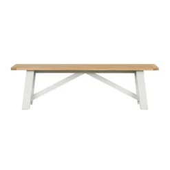 Ashstead Bench - Oak & Ivory 13 Ashstead Bench - Oak & Ivory -Home Furniture 12917114 2104897161400776
