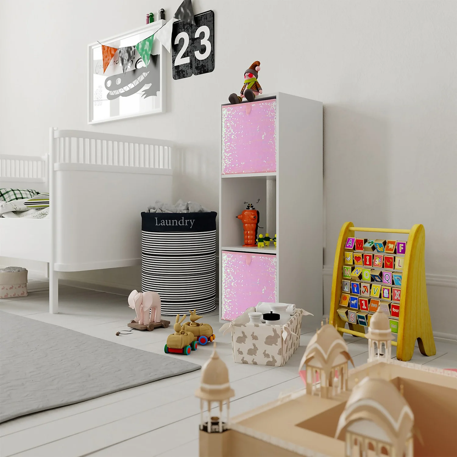 Living Elements Compact Cube Sequin Drawing Insert - Pink 4 Living Elements Compact Cube Sequin Drawing Insert - Pink - Image 2