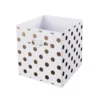 Living Elements Compact Cube Foil Spot Insert - White & Gold -Home Furniture 12932945 9034887875924418