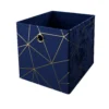 Clever Cube Velvet Geometric Insert - Navy & Gold 1 Clever Cube Velvet Geometric Insert - Navy & Gold -Home Furniture 12932950 1104887876578460