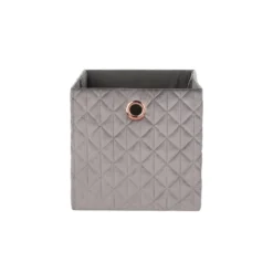 Clever Cube Quilted Velvet Insert - Grey 7 Clever Cube Quilted Velvet Insert - Grey -Home Furniture 12932957 8784900282513218