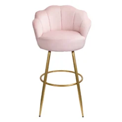 Sophia Bar Stool - Blush -Home Furniture 12937423 2084887372843807