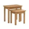 Norbury Nest Of 2 Tables - Oak -Home Furniture 12940835 3274873340873916