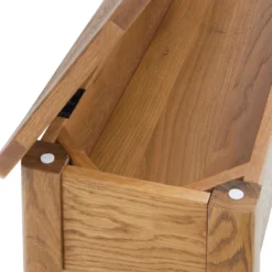 Norbury Storage Dining Bench - Oak -Home Furniture 12940845 4574874669814591