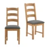 Norbury Dining Chair - Set Of 2 - Oak 1 Norbury Dining Chair - Set Of 2 - Oak -Home Furniture 12940846 4294907352832590