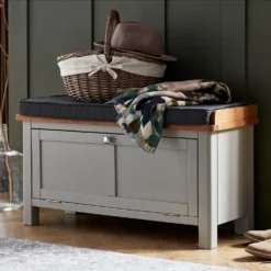 Norbury Hallway Bench - Grey -Home Furniture 12940861 4164889183123607