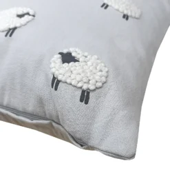 None French Knot Sheep Cushion - 43x43cm -Home Furniture 12940885 1924862494364190