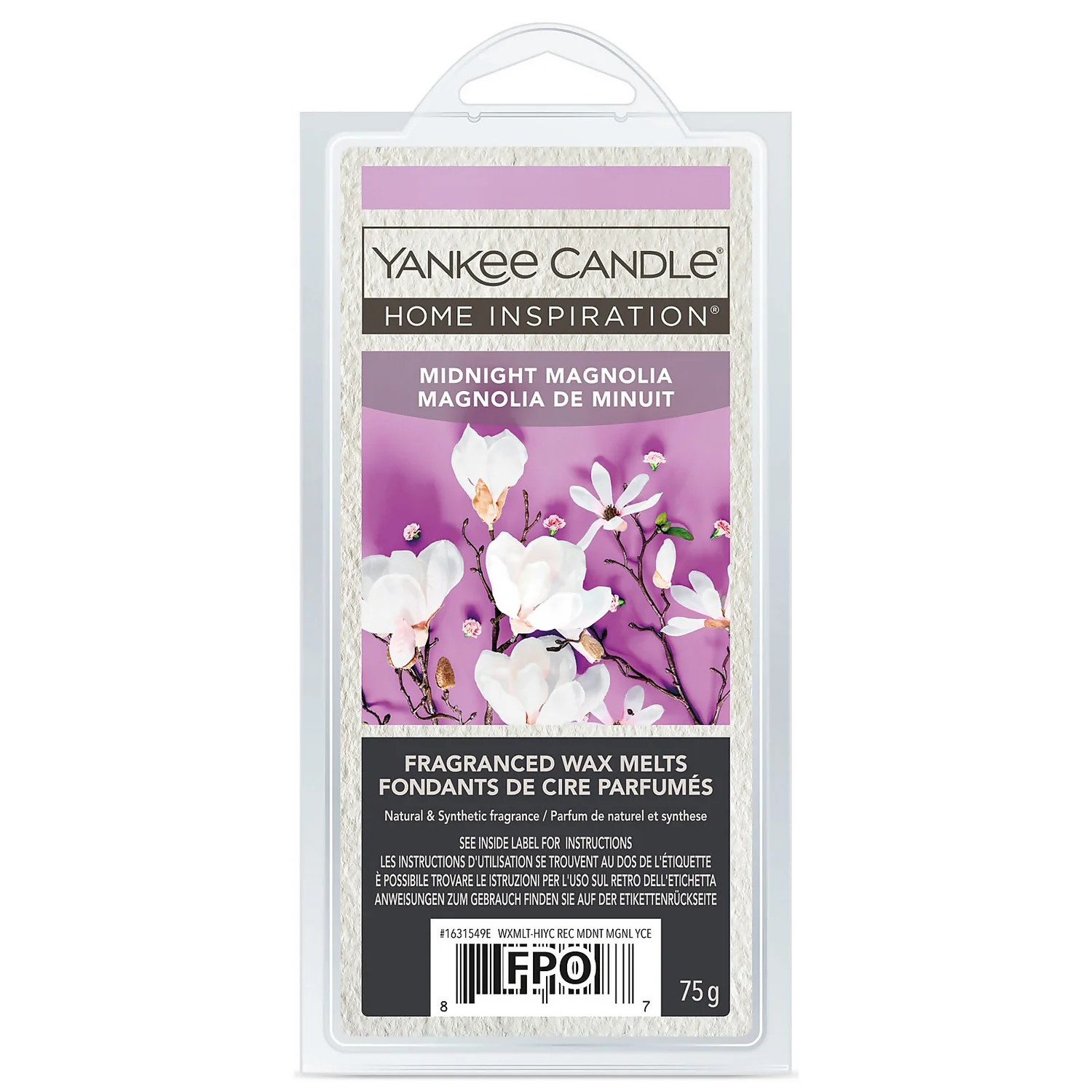 Yankee Candle Home Inspiration Wax Melt - Midnight Magnolia 3 Yankee Candle Home Inspiration Wax Melt - Midnight Magnolia
