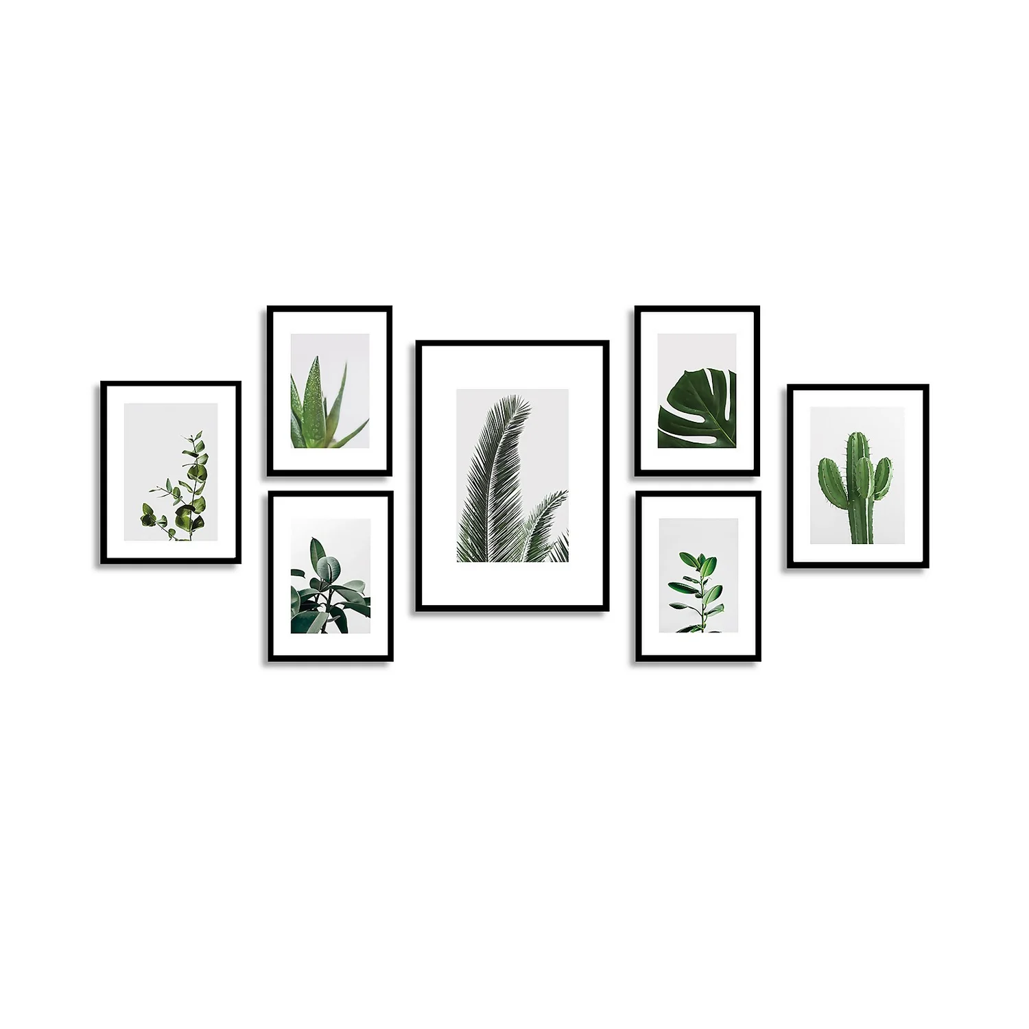 Set Of Gallery Frames 7pcs Black 3 Set Of Gallery Frames 7pcs Black