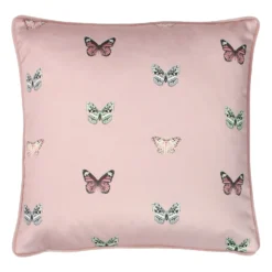 Butterfly Printed Cushion - 43x43cm