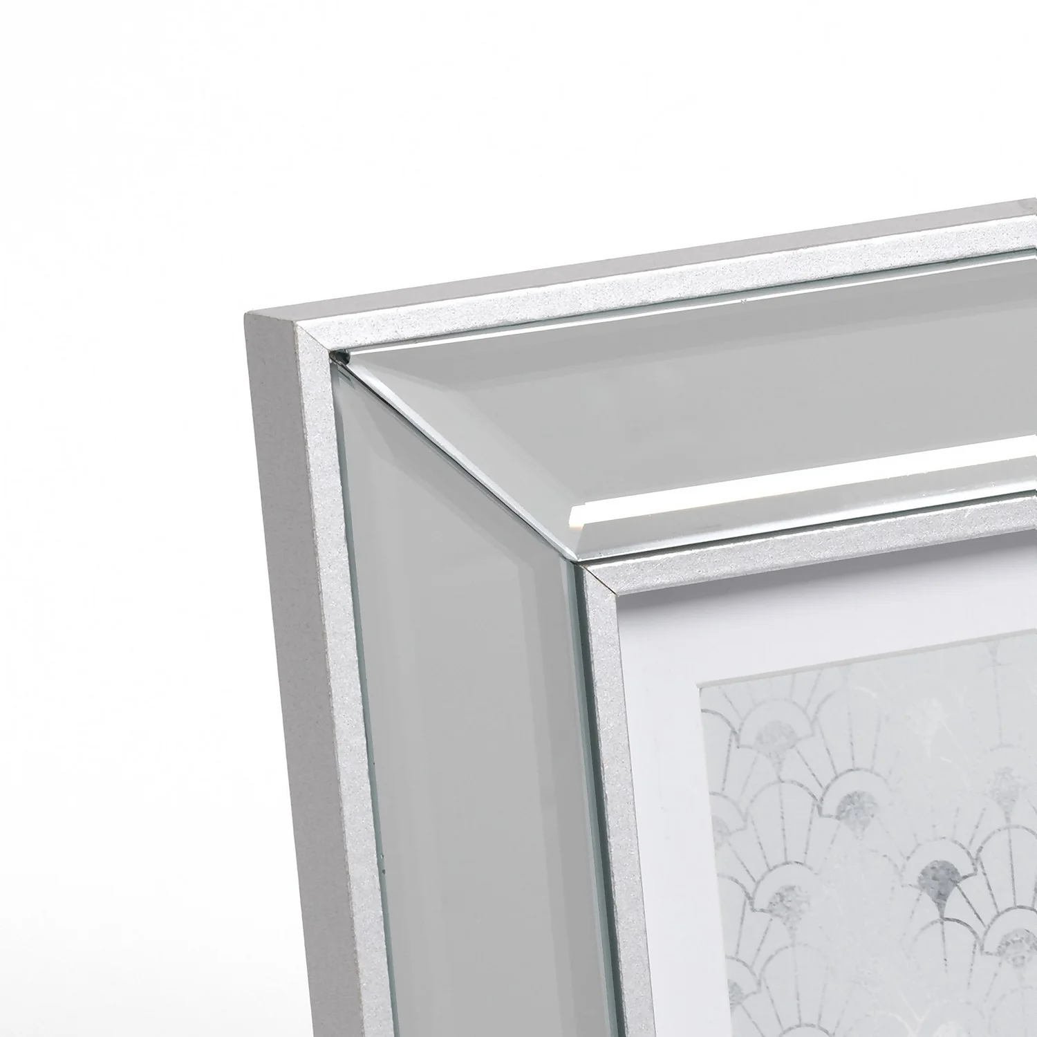 Bevelled Photo Frame 7x5 Silver. 8 Bevelled Photo Frame 7x5 Silver. - Image 6