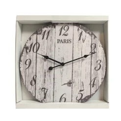 Wood Effect Clock - 40cm -Home Furniture 13028004 7974895412573141