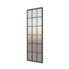 Black Metal Rectangle Window Pane Leaning Mirror - 150x50cm 2 Black Metal Rectangle Window Pane Leaning Mirror - 150x50cm -Home Furniture 13031833 1684893868624443