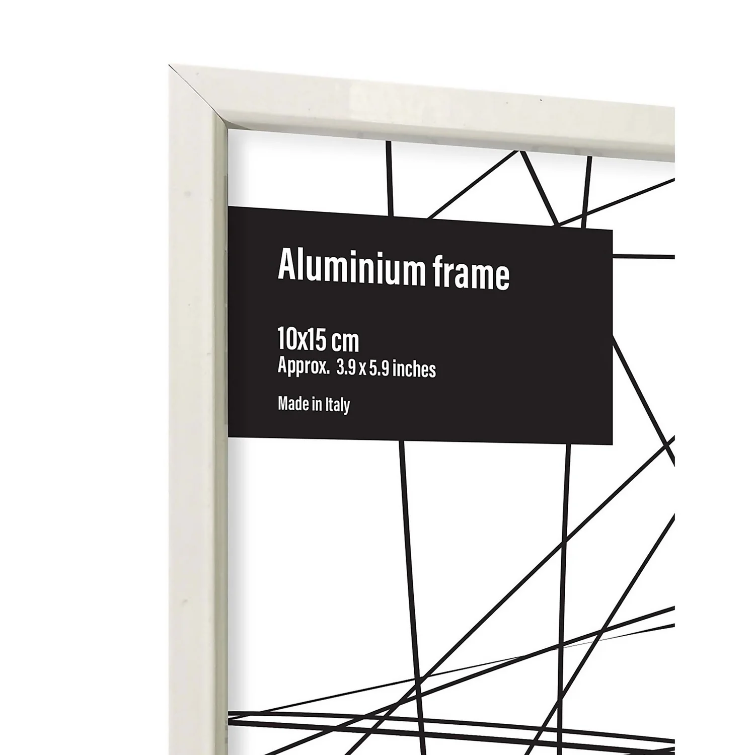Aluminium Photo Frame - Set Of 2 10x15cm - White 4 Aluminium Photo Frame - Set Of 2 10x15cm - White - Image 2