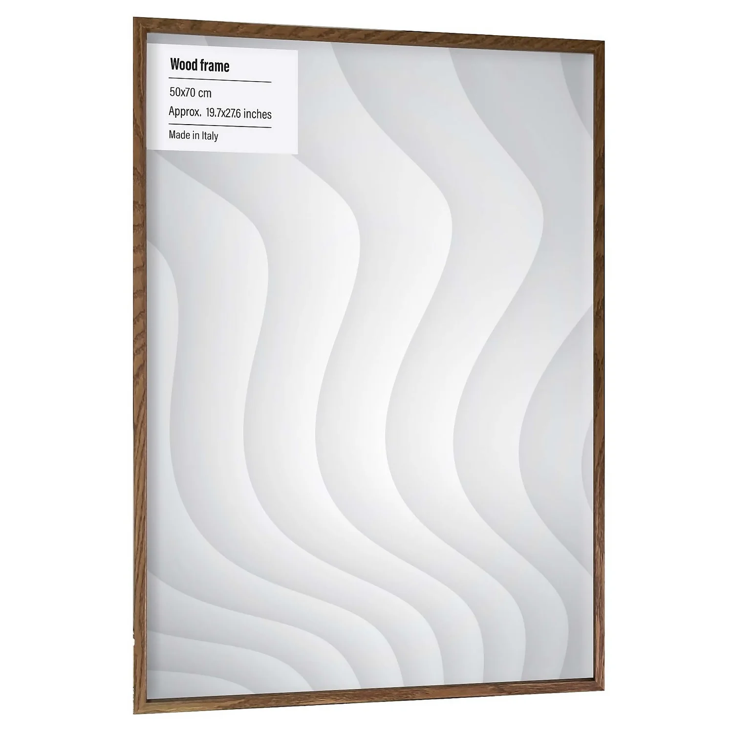 Wood Photo Frame - 50x70cm - Walnut 3 Wood Photo Frame - 50x70cm - Walnut