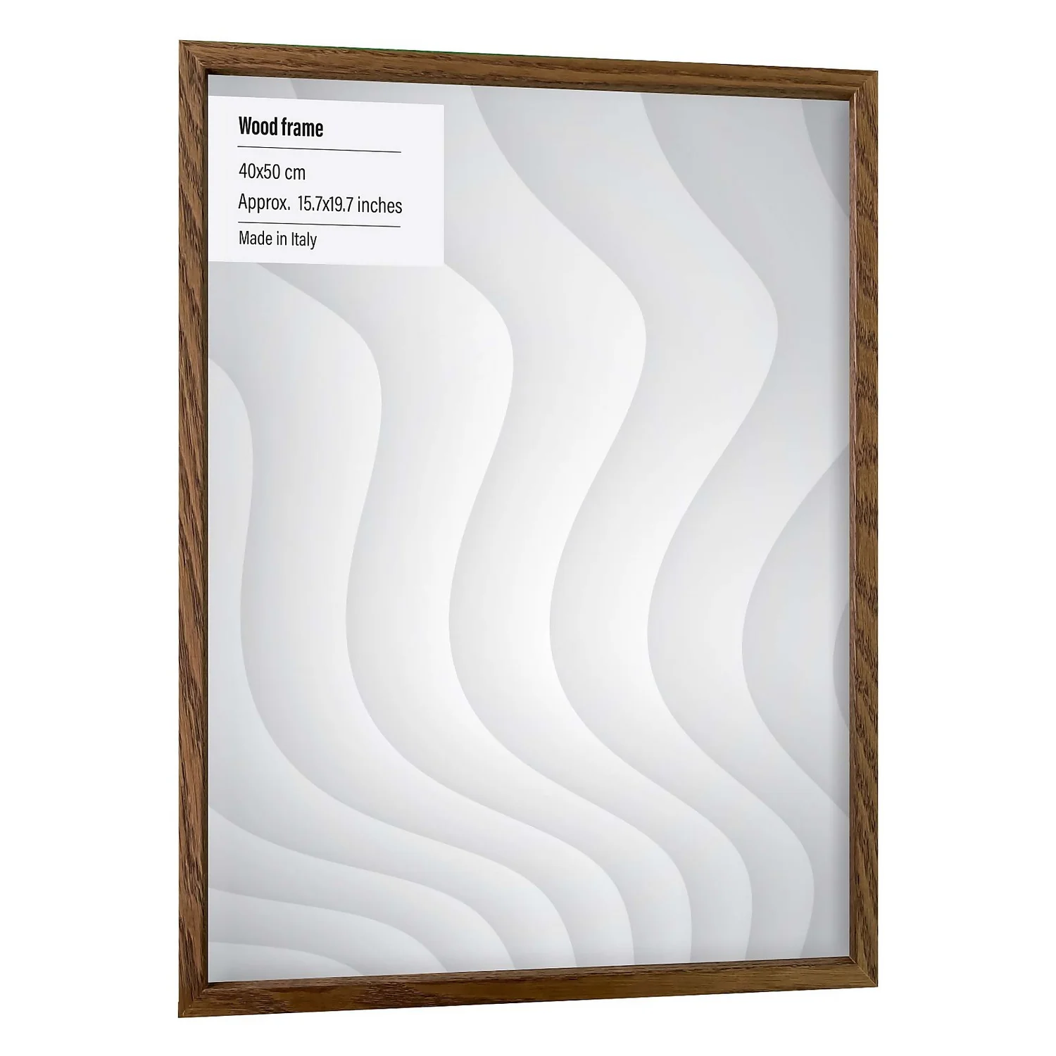 Wood Photo Frame - 40x50cm - Walnut 3 Wood Photo Frame - 40x50cm - Walnut