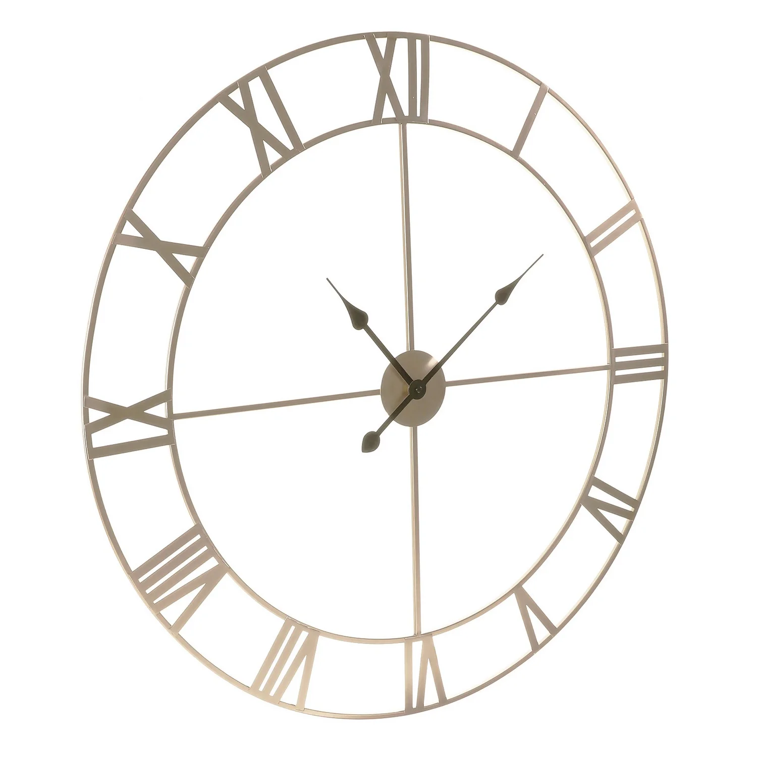 Wall Clock - Pewter - 80cm 4 Wall Clock - Pewter - 80cm - Image 2