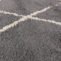 Moroccan Diamond Rug - Charcoal - 120x170cm -Home Furniture 13112202 1244874880992316