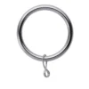 Polished Chrome 25/28mm Metal Curtain Rings -Home Furniture 13123213 9434939284330012
