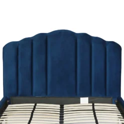 Sophia Scallop Double Bed - Navy -Home Furniture 13163858 1534918700871111
