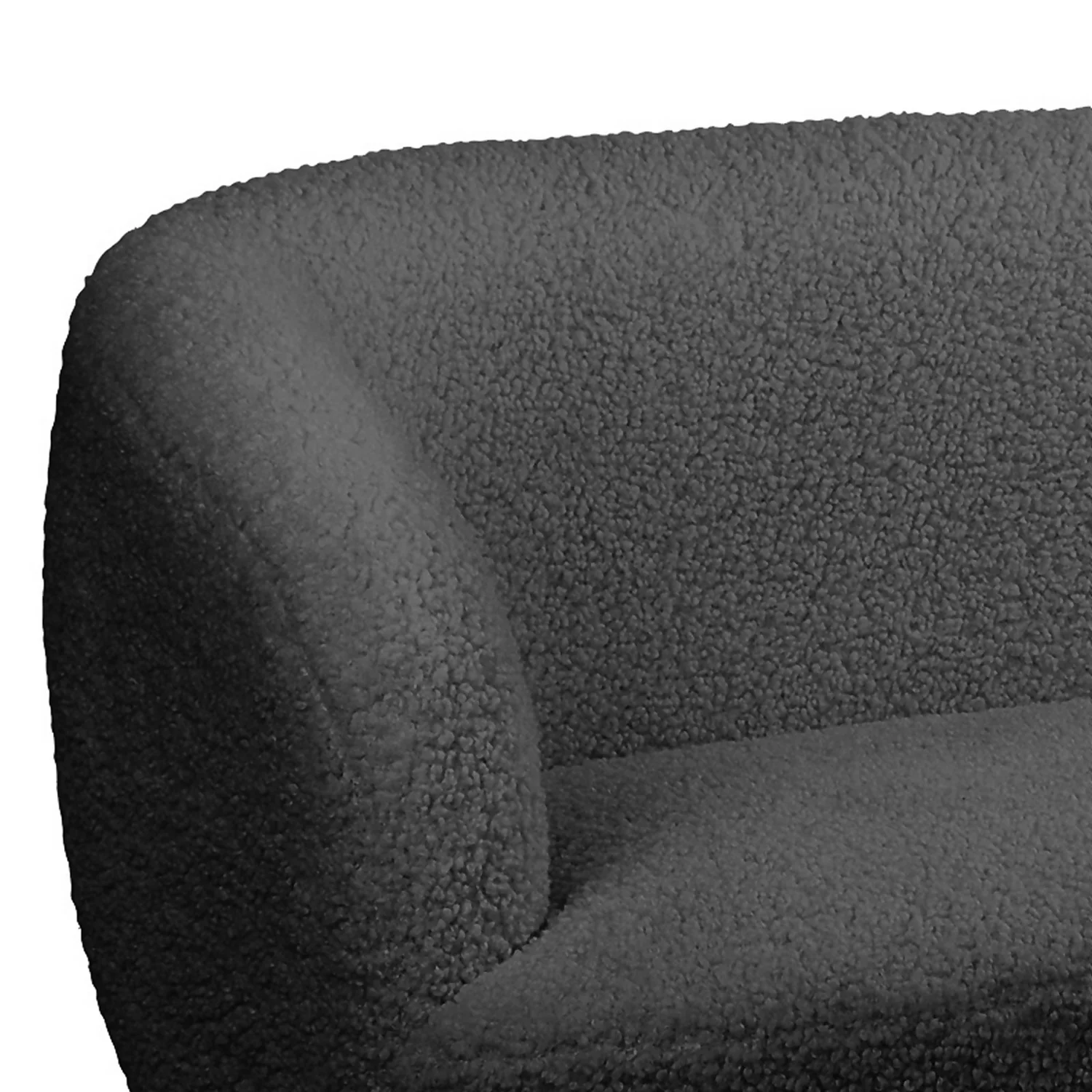 Tori Boucle Tub Sofa - Black 6 Tori Boucle Tub Sofa - Black - Image 4